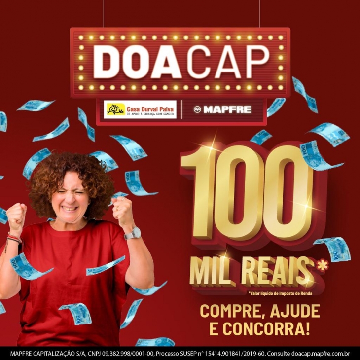 Título de capitalização da MAPFRE vai beneficiar Casa Durval Paiva