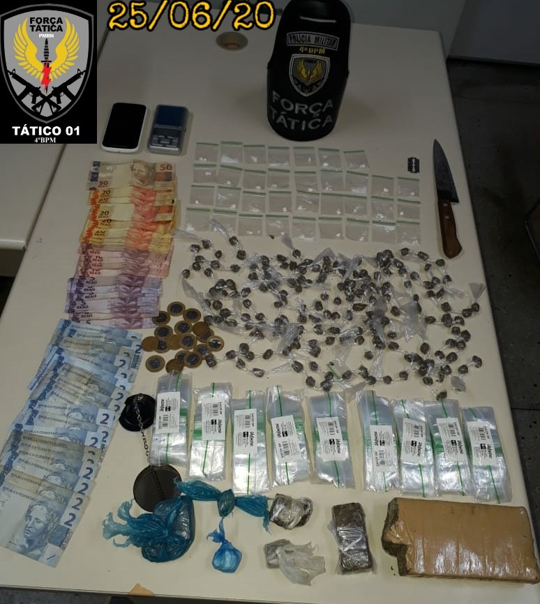Homem é preso com mais de 170 trouxinhas de droga na capital potiguar