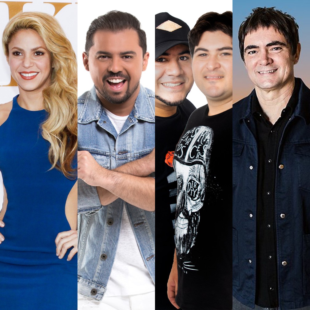 Lives de hoje: Shakira, Xand Avião, Skank, Coleguinhas e mais; confira