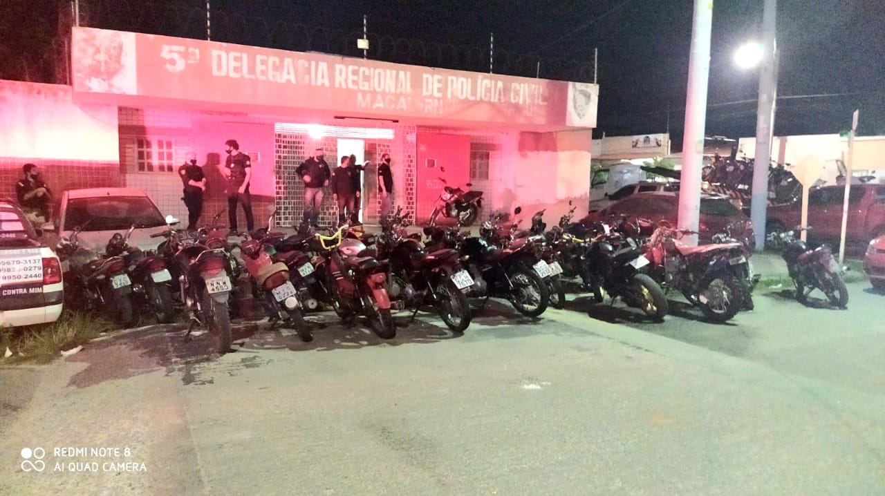 Operação: Polícia apreende 47 veículos e prende suspeito no RN