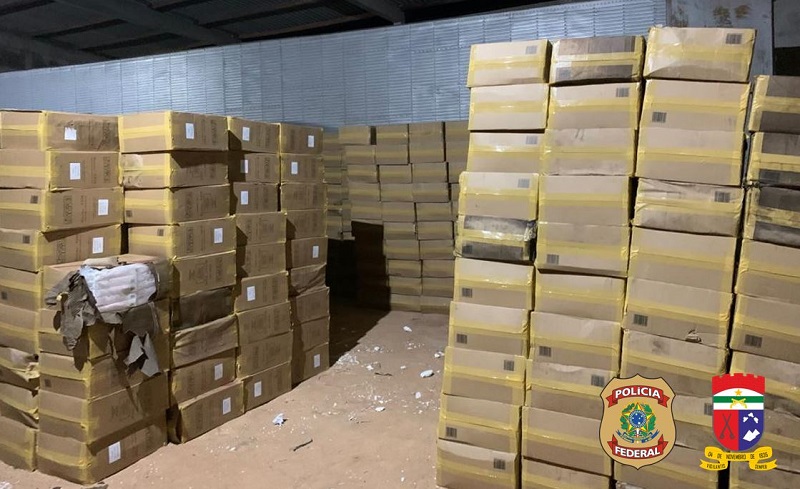PM e PF apreendem carga de cigarros contrabandeados no RN