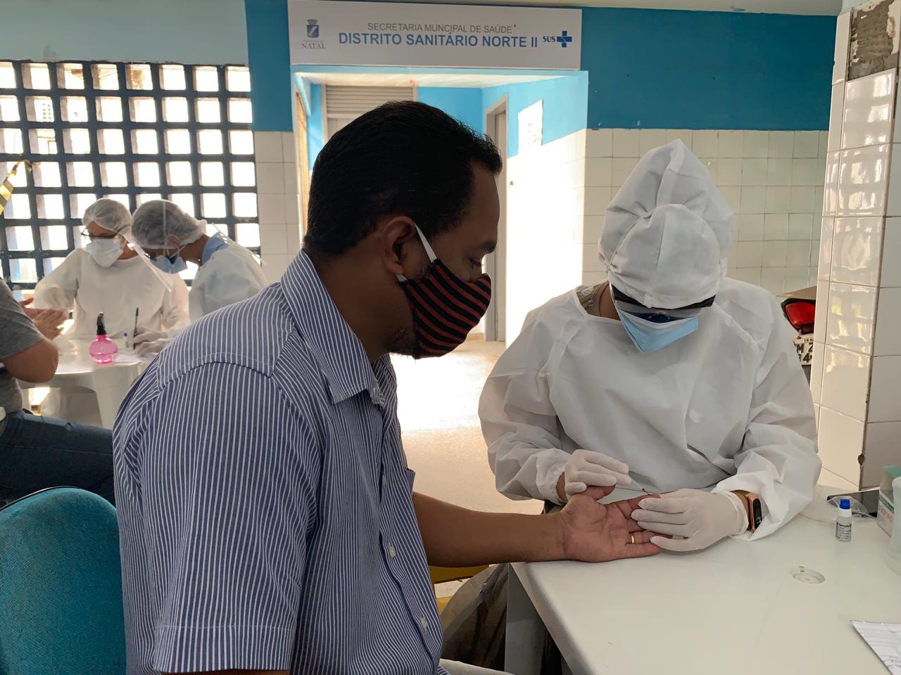 Covid: Prefeitura fará nova fase de testes para profissionais da Saúde de Natal