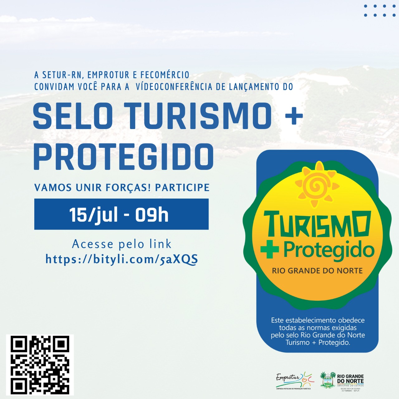 É hoje o lançamento do Selo Turismo + Protegido