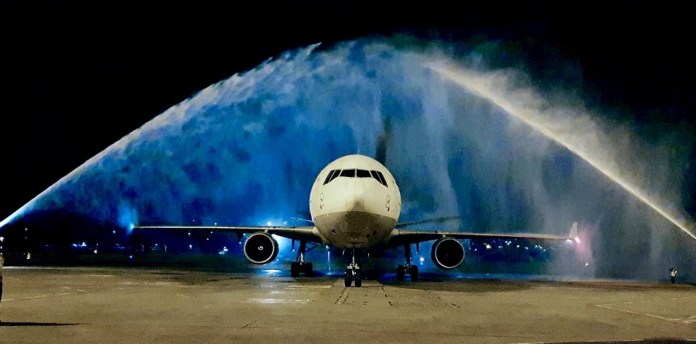 Aeroporto do Recife celebra estreia de voos da Lufthansa perdidos pelo RN