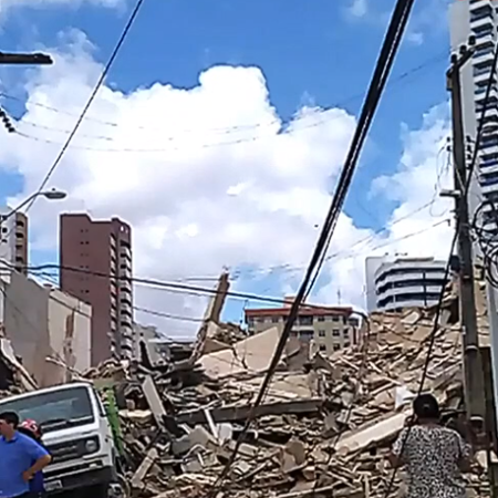 Engenheiros e pedreiro de obra em prédio que desabou vão à júri popular no CE