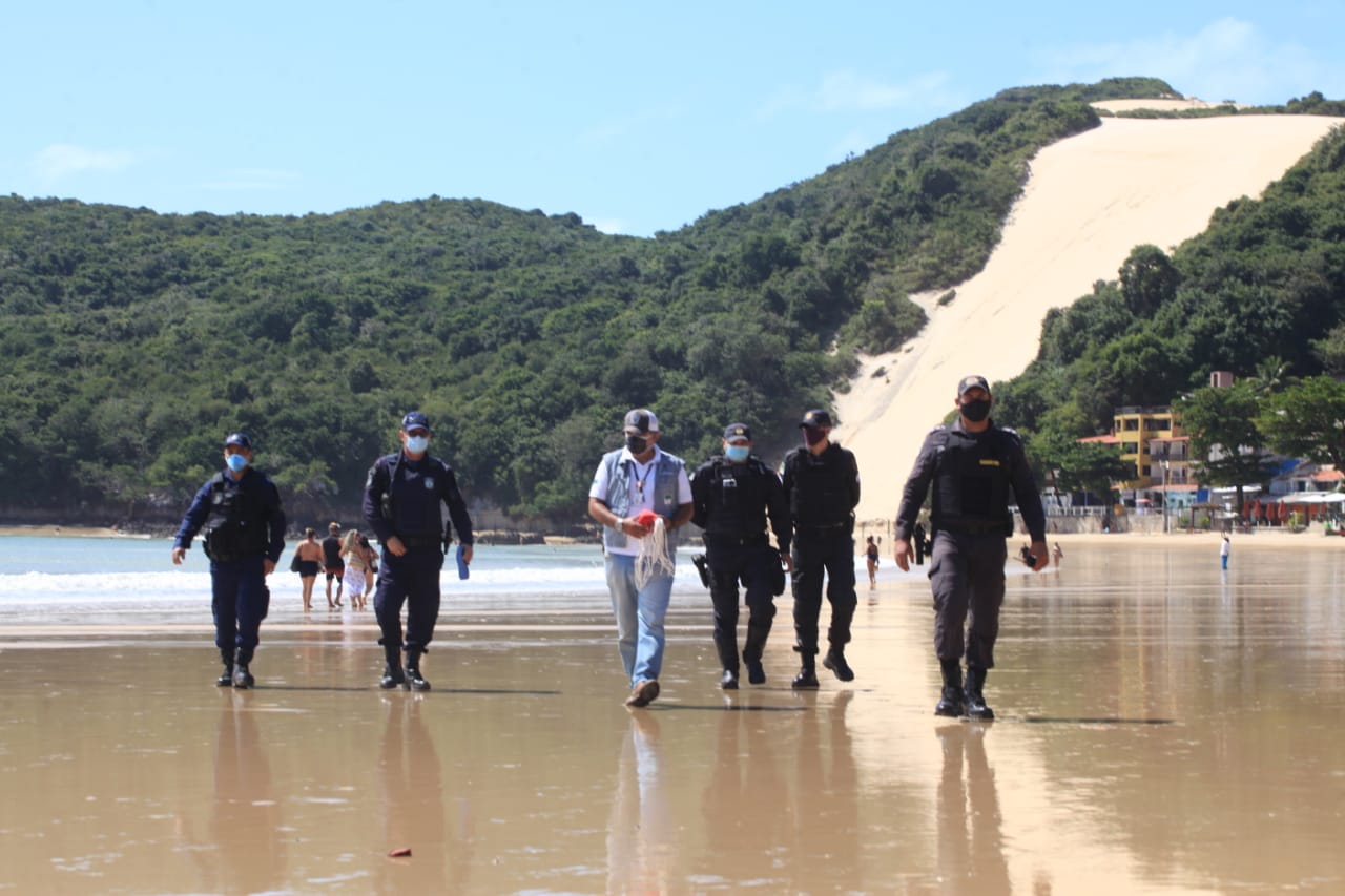 Prefeitura do Natal intensifica fiscalização das praias com apoio da PM