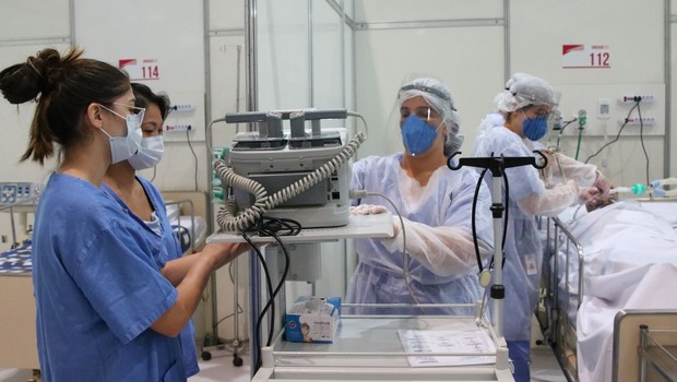 Mais da metade dos trabalhadores da saúde com Covid-19 estão recuperados