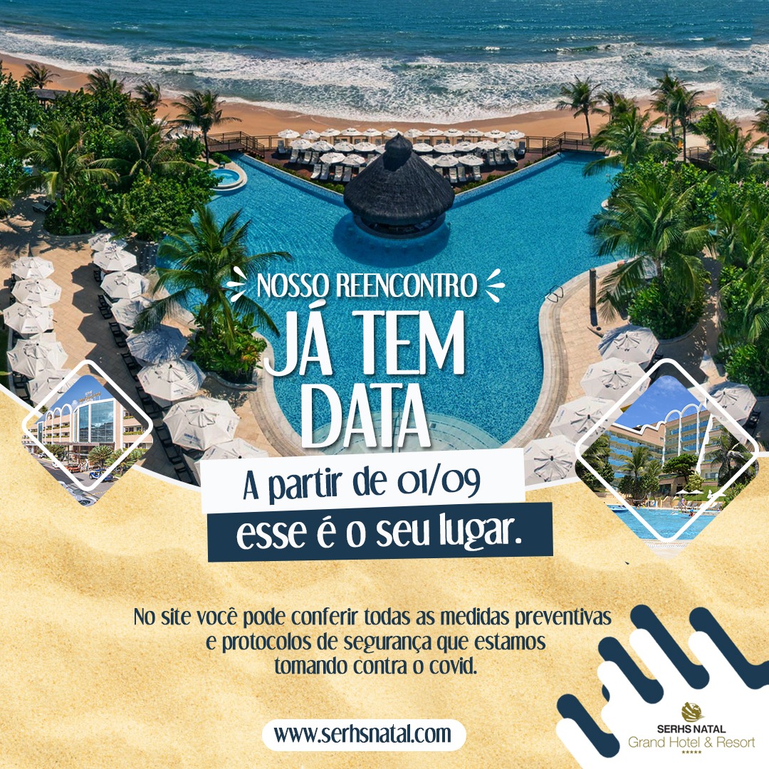 SERHS Resort anuncia reabertura para o dia 01 de setembro