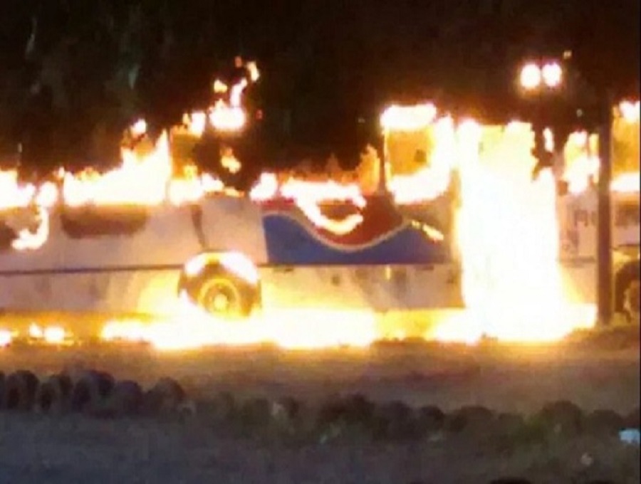 Empresa será indenizada pelo Estado após ter ônibus incendiado por criminosos