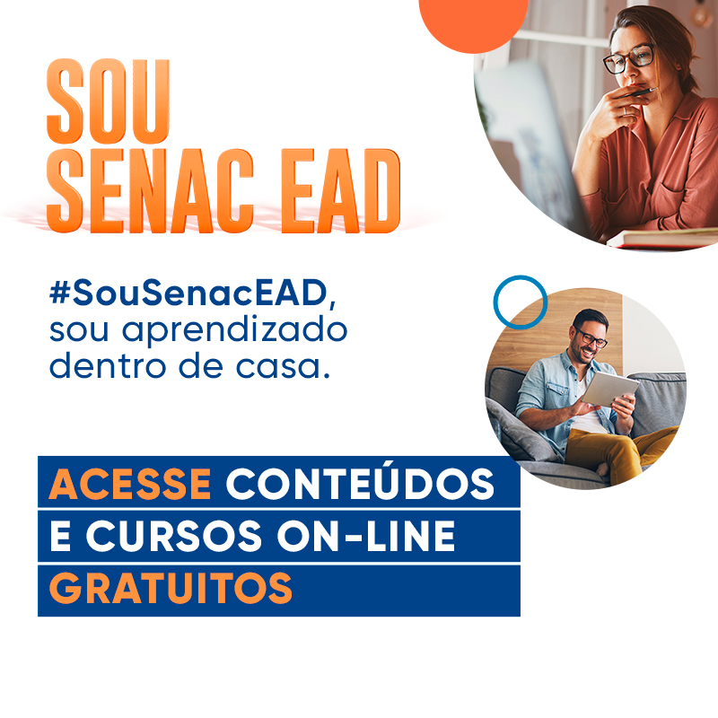 Senac RN abre quase 2 mil vagas em cursos gratuitos a distância