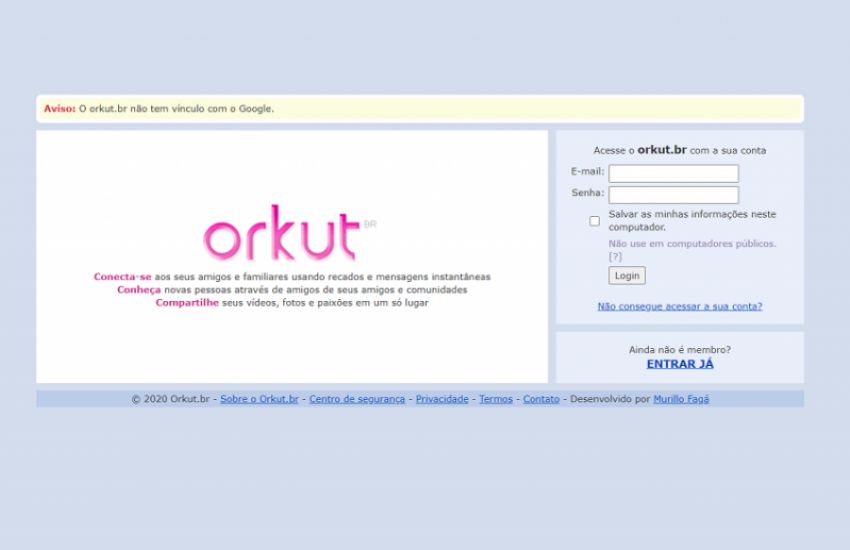 Orkut "volta à ativa" e web relembra momentos da rede social
