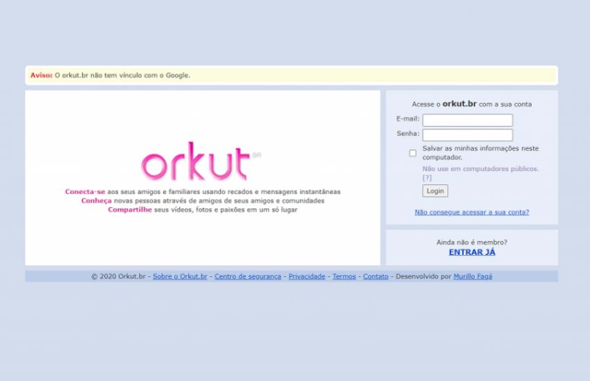 Orkut "volta à ativa" e web relembra momentos da rede social