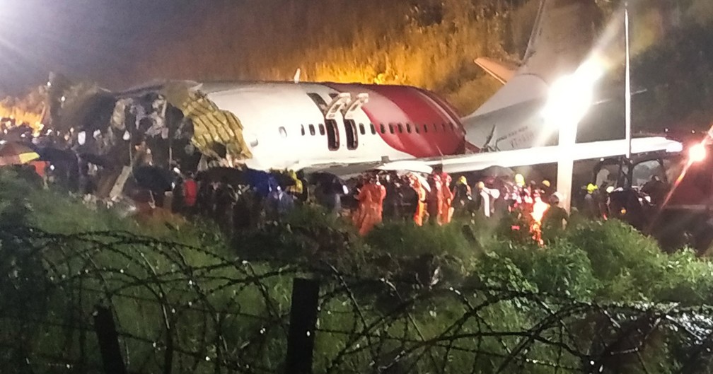 Chega a 17 número de mortos em acidente aéreo na Índia