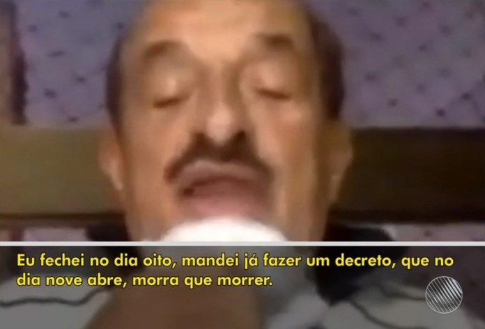 Prefeito que afirmou ‘abrir o comércio, morra quem morrer’ tem mandato cassado