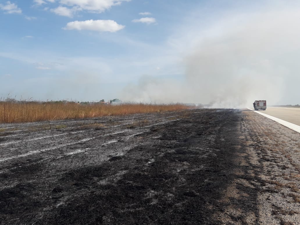 Prestes a receber Bolsonaro, Aeroporto de Mossoró registra incêndio