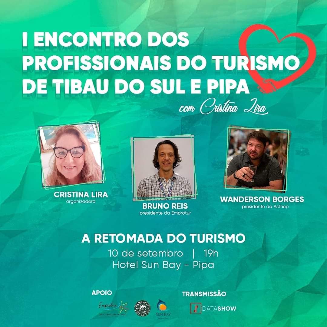 Pipa recebe o I Encontro dos Profissionais do Turismo dia 10 de setembro