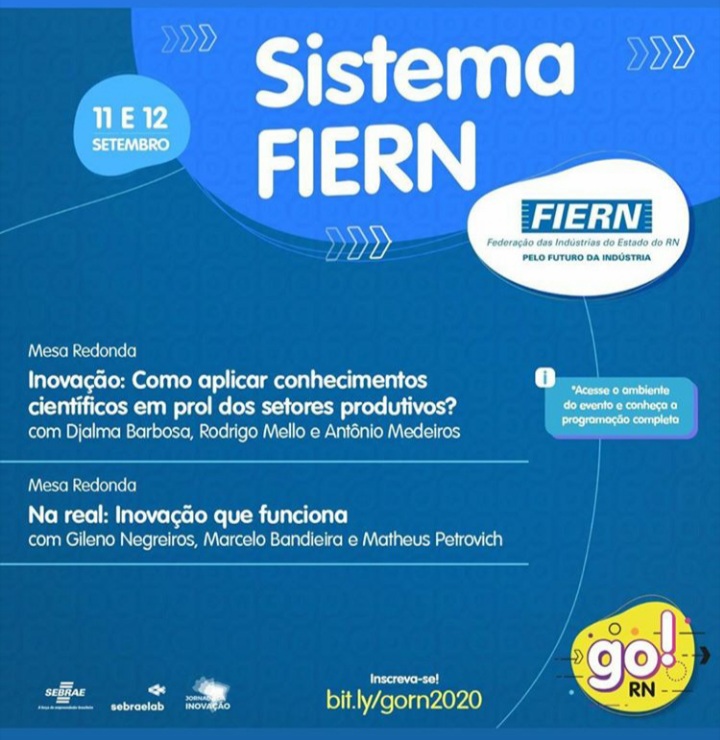 FIERN participa do evento ‘Go! RN’ com startups e ecossistema de inovação
