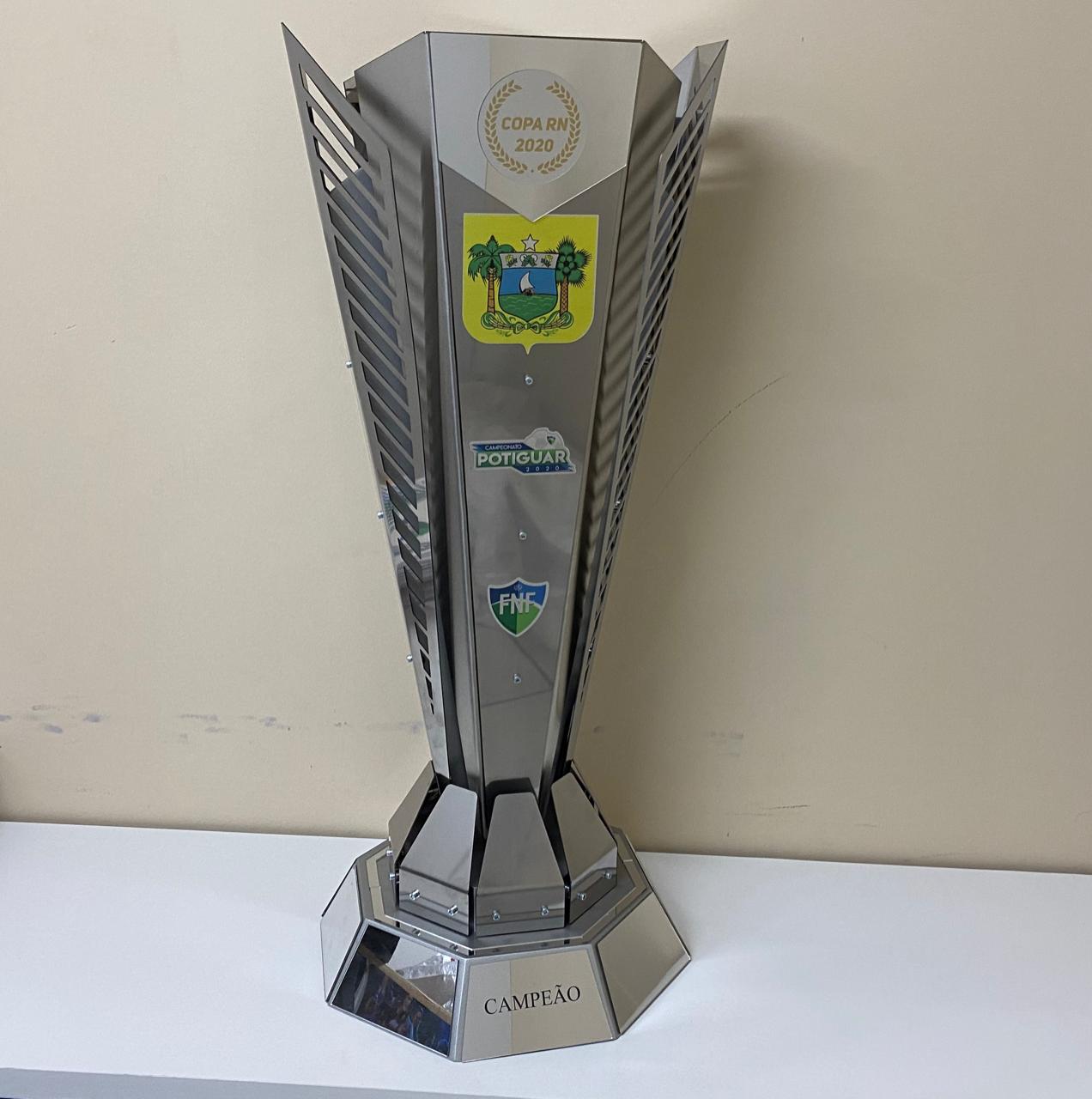 Taça da Copa RN estará exposta em shopping de Natal neste fim de semana