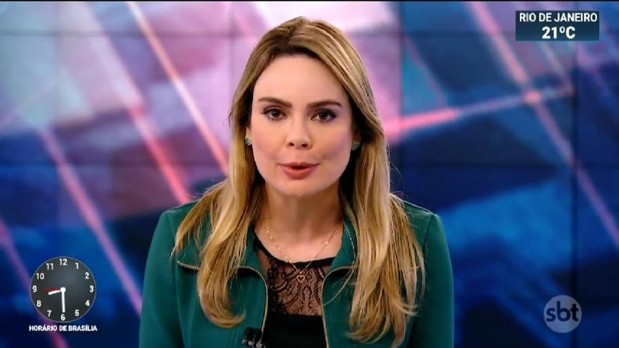 Jornalista âncora do SBT será dispensada da emissora após 9 anos