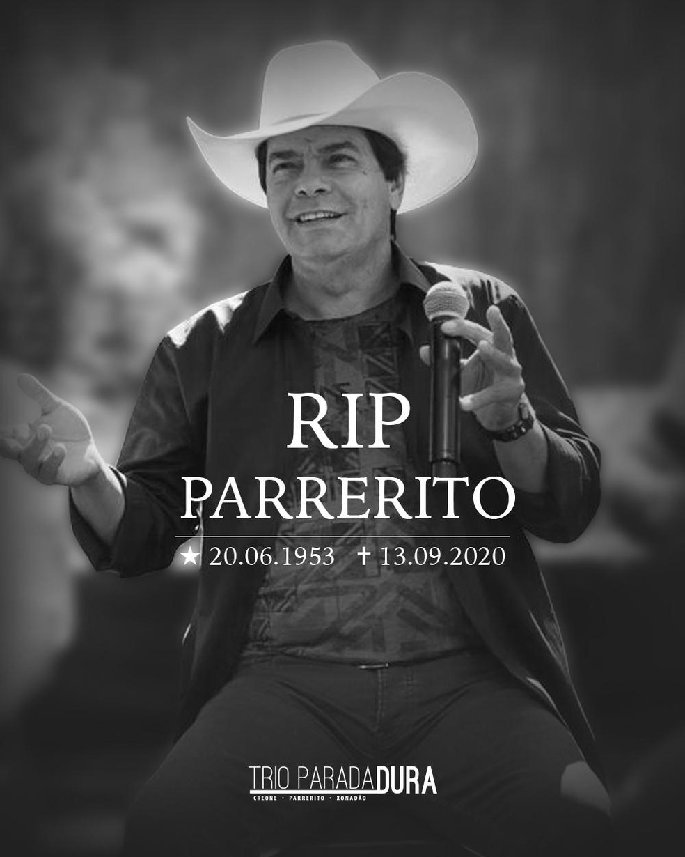 Cantor sertanejo morre em MG vítima da Covid-19