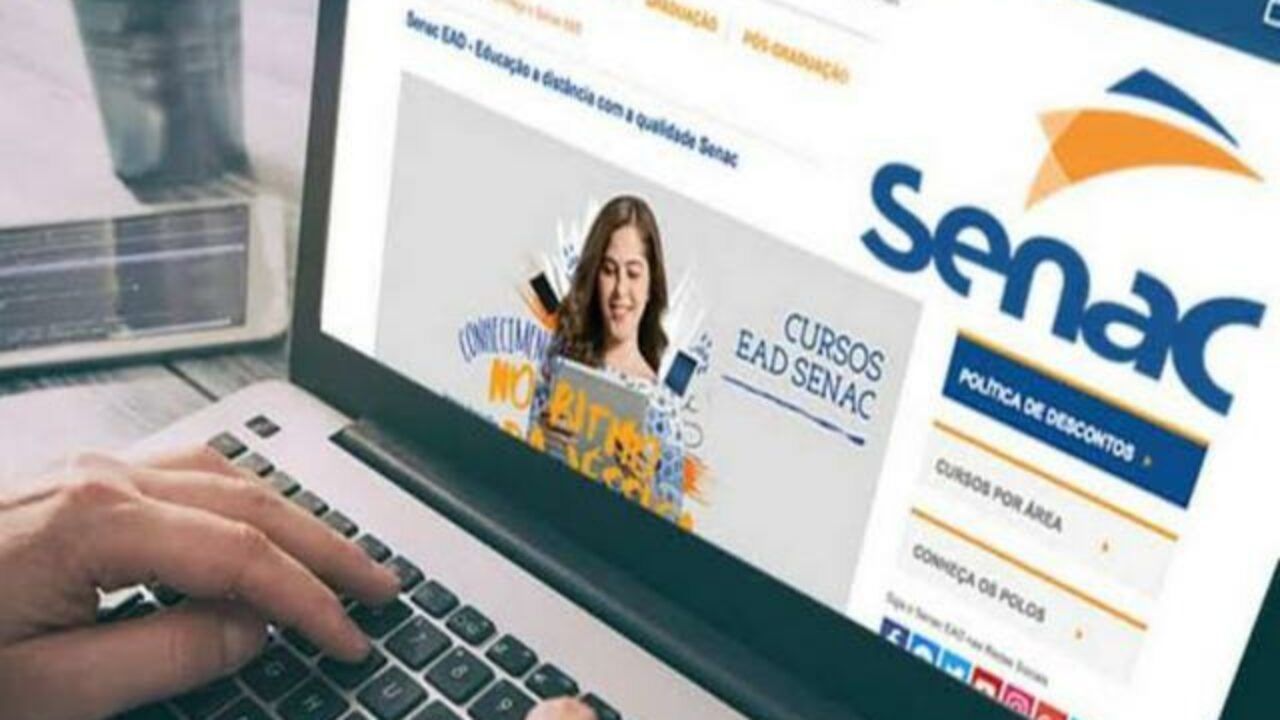 Senac EAD abre 1.545 vagas gratuitas em 11 cursos para RN e mais 7 estados
