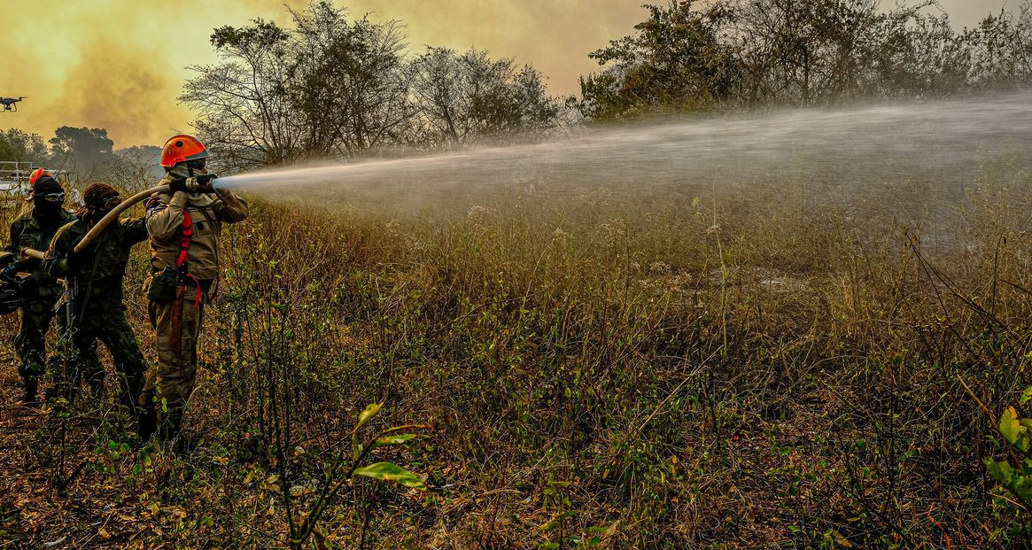 MT pede ajuda da Força Nacional para combate a incêndios