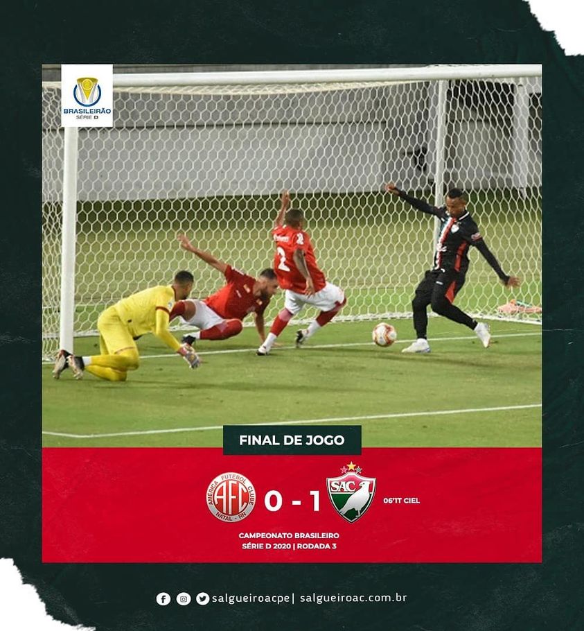 Salgueiro vence o América-RN na Arena das Dunas