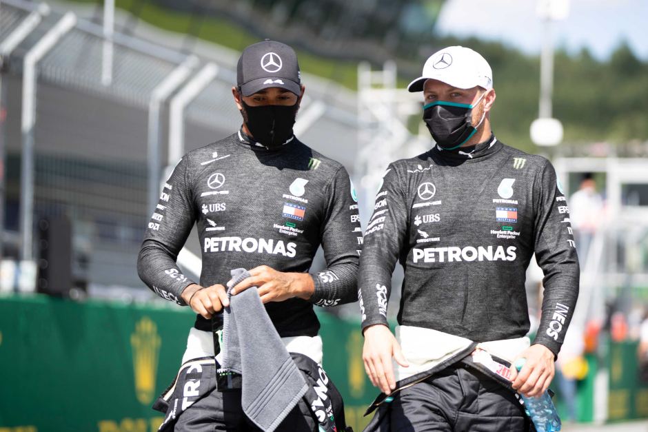 Fórmula 1: Hamilton e Bottas estão isolados após positivo para covid na Mercedes