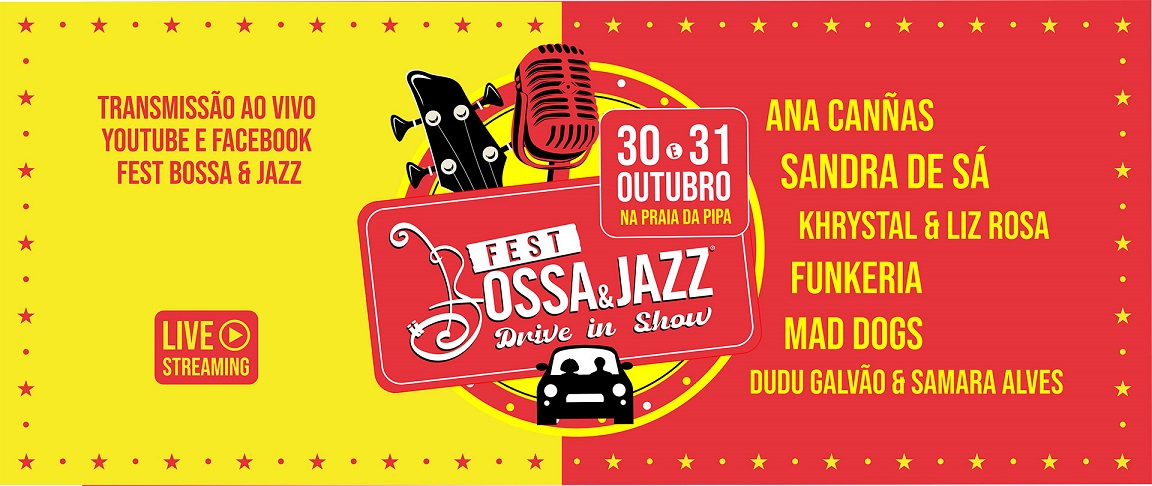 Pipa receberá Fest Bossa & Jazz Drive In Show neste mês de outubro