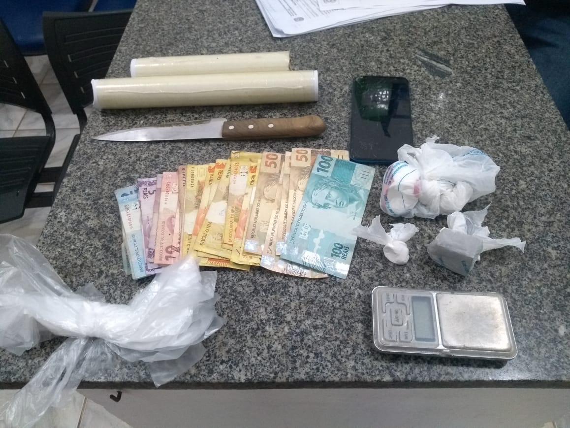 Polícia prende suspeito por tráfico de drogas em Baraúna
