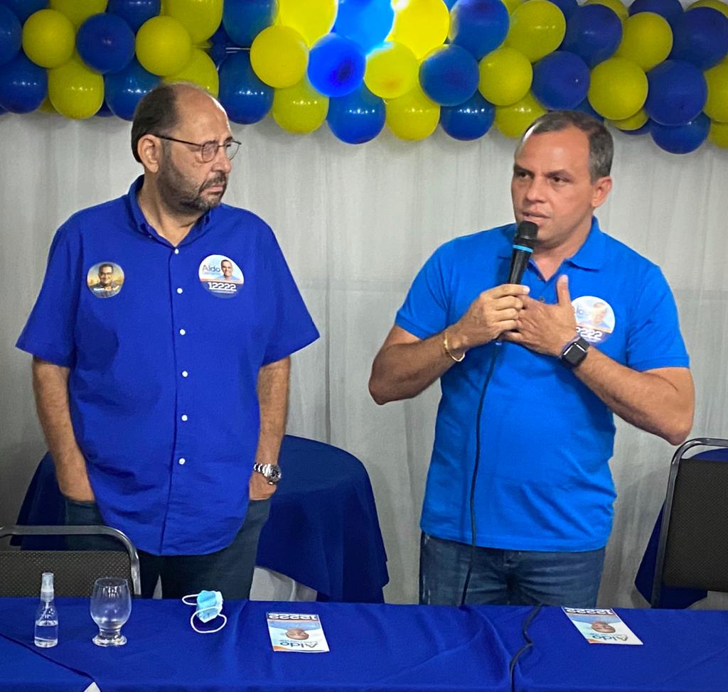 Gustavo Carvalho anuncia voto em Aldo Clemente para vereador de Natal