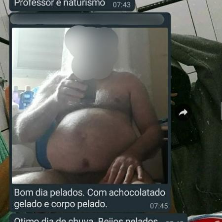 Professor manda foto nu 'por engano' a alunos do 7º ano