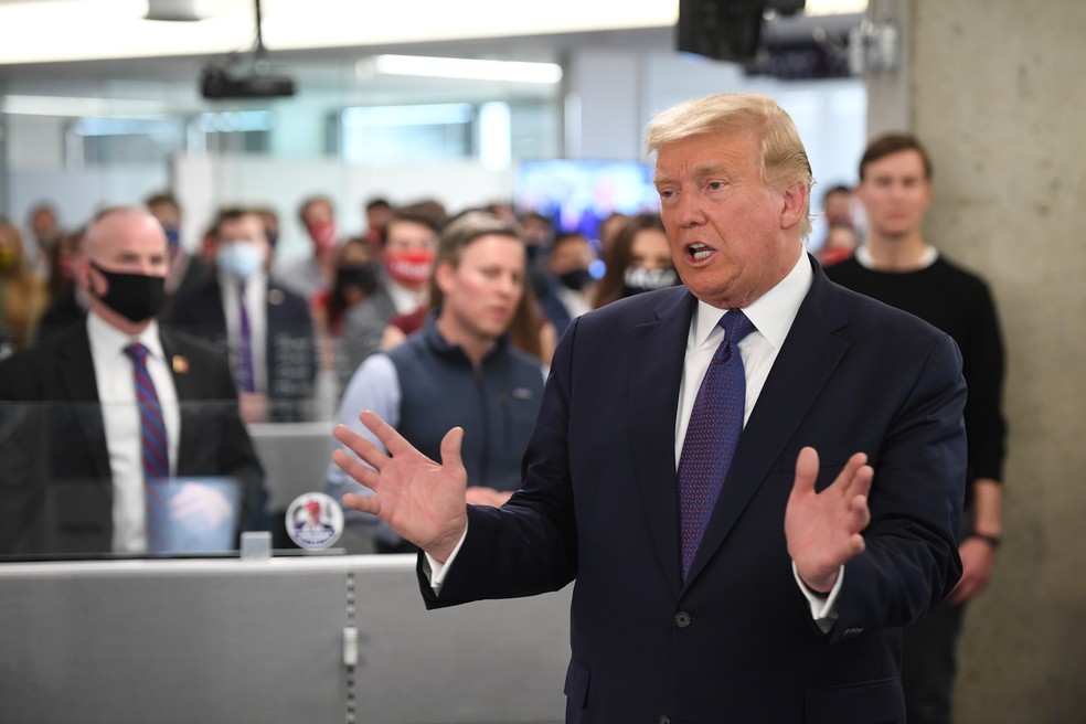 Trump afirma que só irá declarar vitória 'quando houver vitória'
