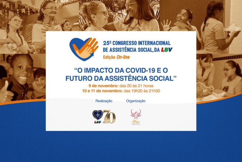 “O impacto da Covid-19 e o futuro da assistência” é tema de congresso da LBV