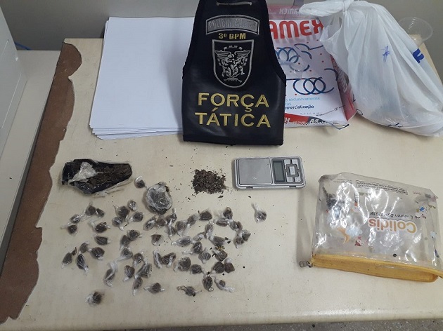 Polícia Militar prende suspeitos de tráfico de drogas na Grande Natal