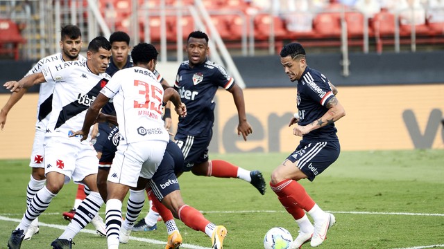 São Paulo e Vasco empatam por 1 a 1 no Morumbi