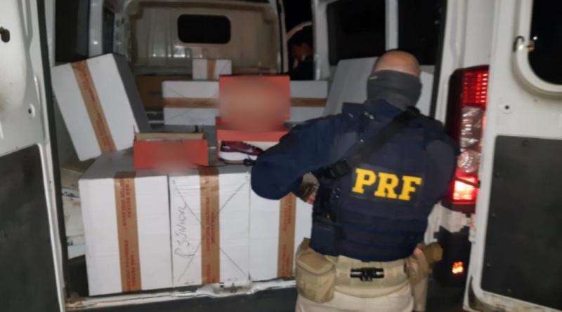 PRF prende homem e apreende carga de tênis falsificados em cidade do RN