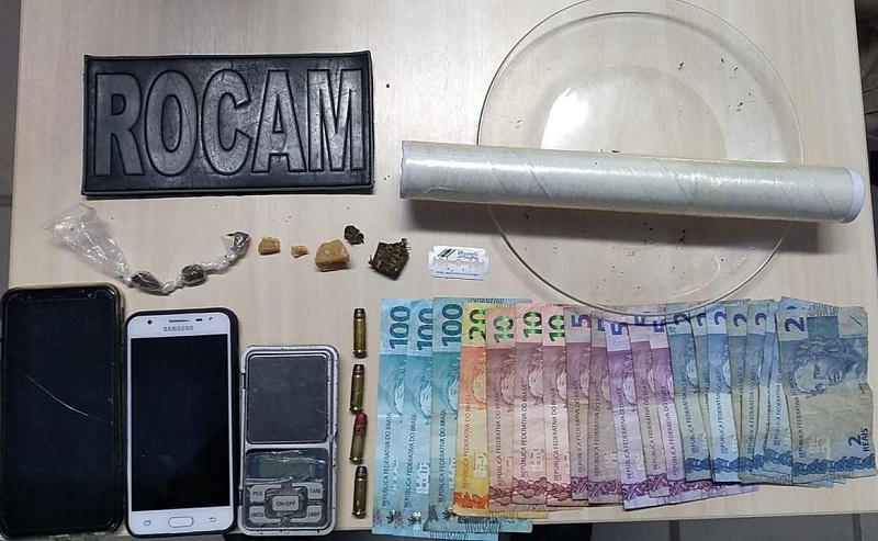 Casal é preso portando entorpecentes e munições na Zona Sul de Natal