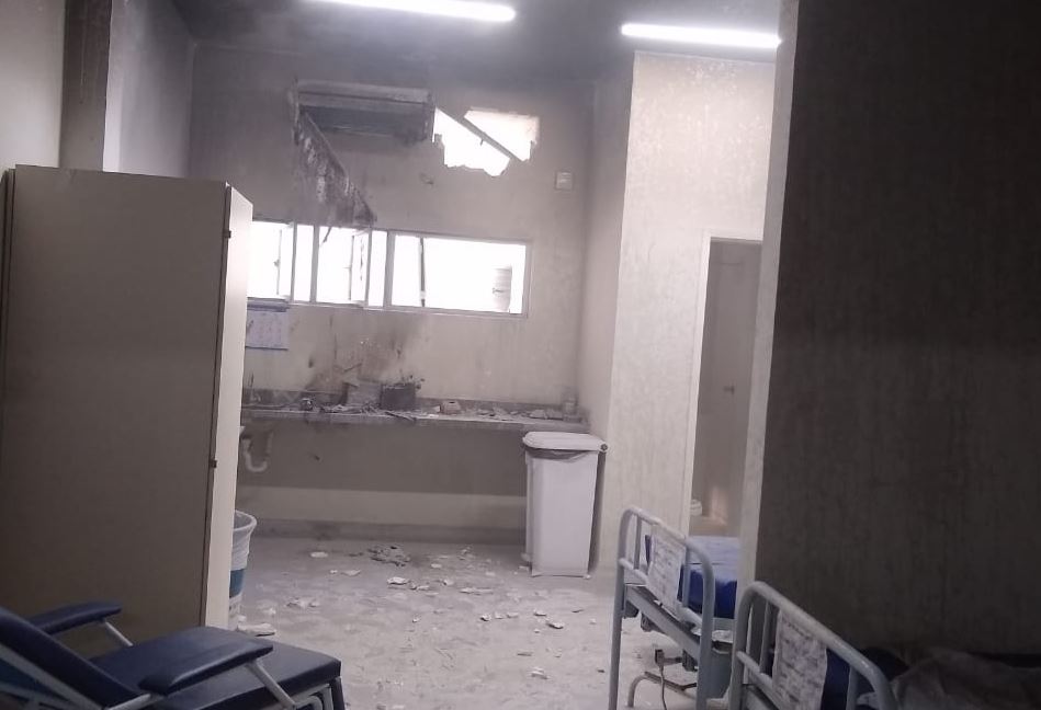 Incêndio é registrado no Hospital Deoclécio Marques