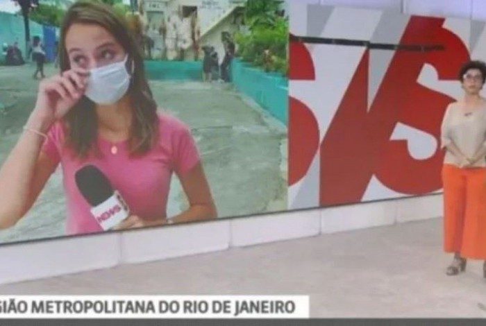 Repórter da Globo se emociona ao vivo ao noticiar morte de duas crianças