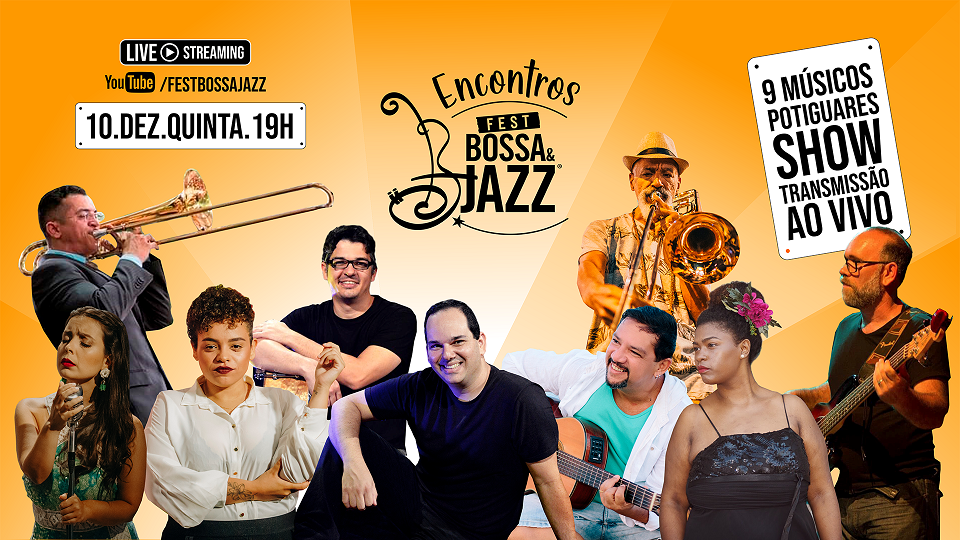 Nesta quinta, nove músicos sobem ao palco no “Encontros Fest Bossa & Jazz”