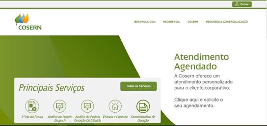 Cosern lança portal para atender clientes de geração distribuída
