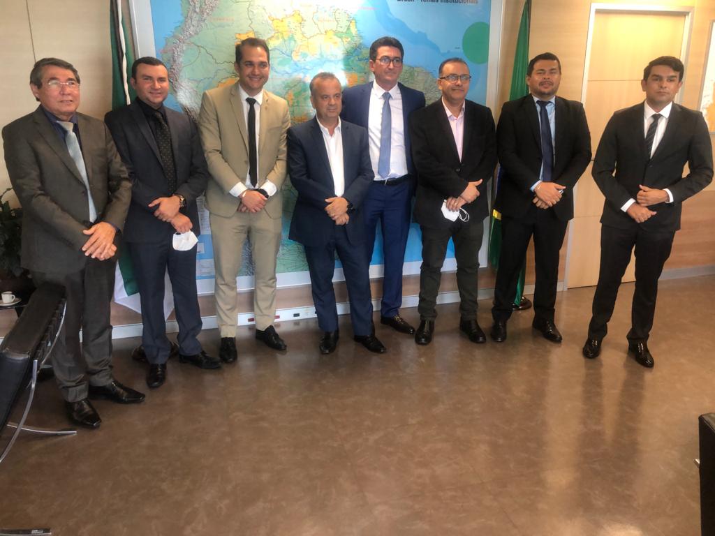 Prefeito eleito de Macaíba se reúne com Rogério Marinho em busca de recursos