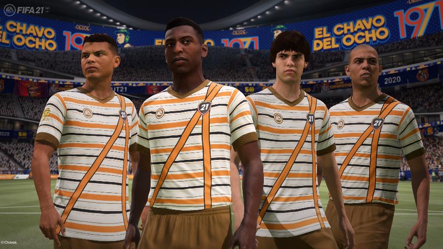 FIFA 21 lança uniforme em comemoração aos 50 anos do Chaves; veja
