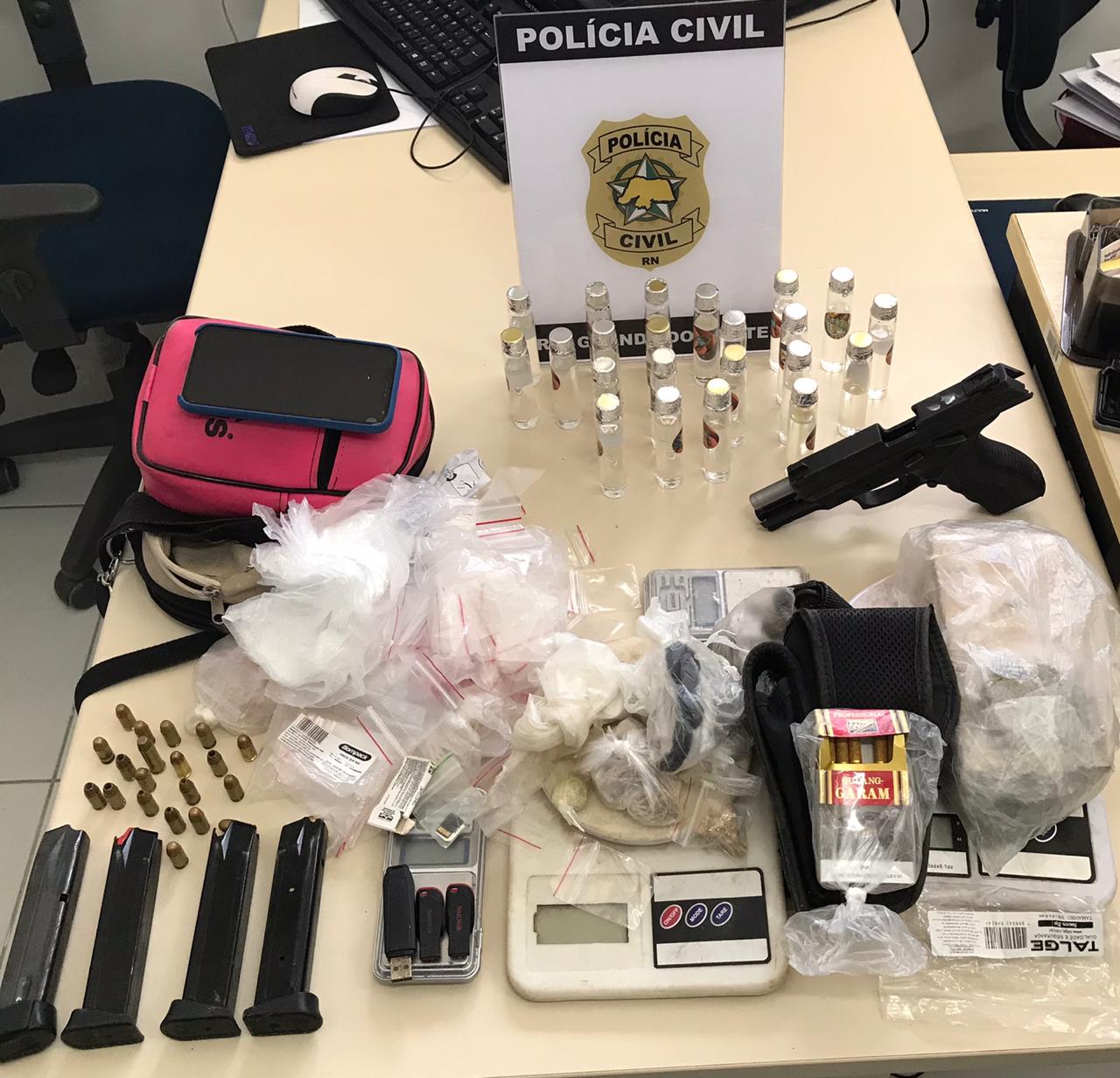 Suspeito por tráfico de drogas é preso em flagrante na Zona Leste de Natal