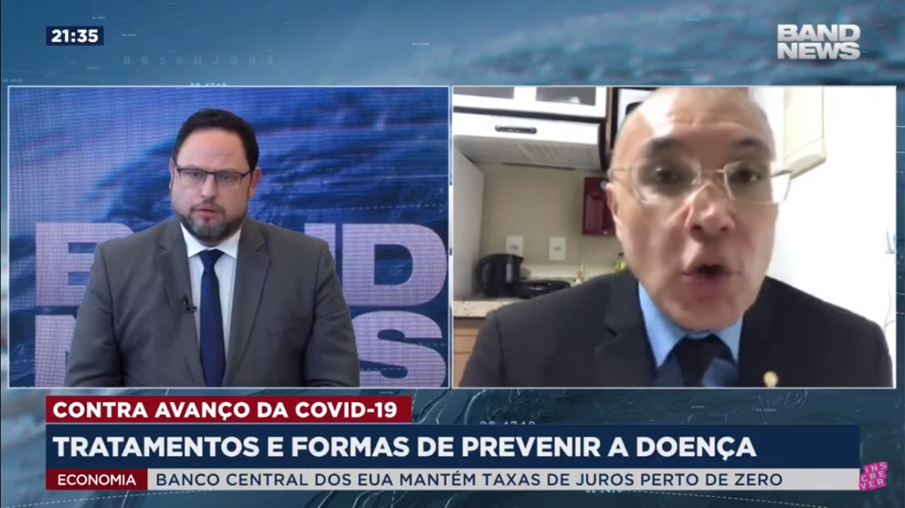 Covid: Ivermectina evita fase que leva à morte, diz deputado do RN na Band News