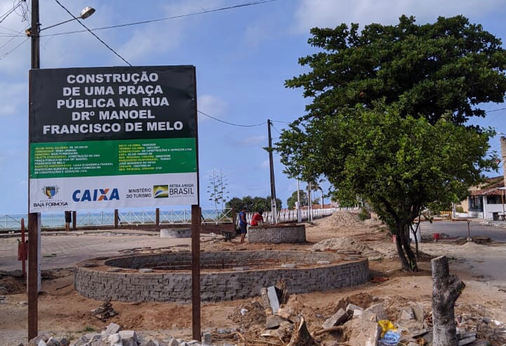 Políticos do RN derrubam a marretadas obra viabilizada com recurso federal