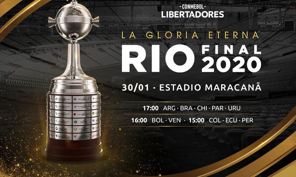 Libertadores: Conmebol confirma final para o dia 30, no Maracanã
