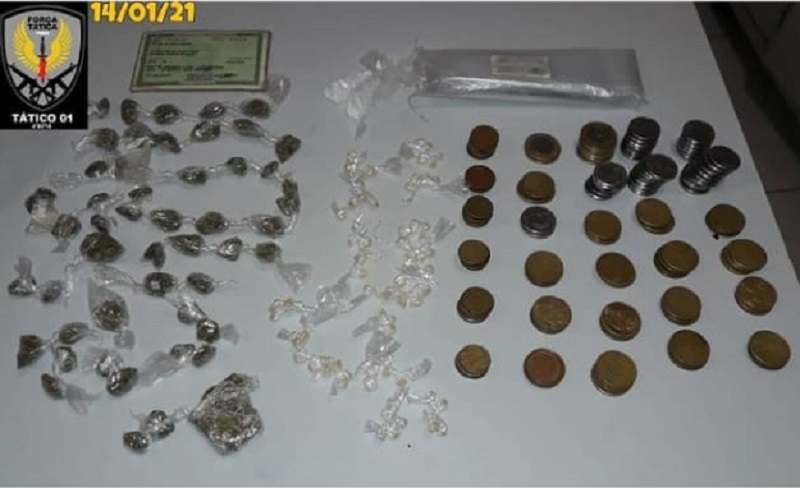 Polícia apreende drogas em casa abandonada na Zona Norte de Natal