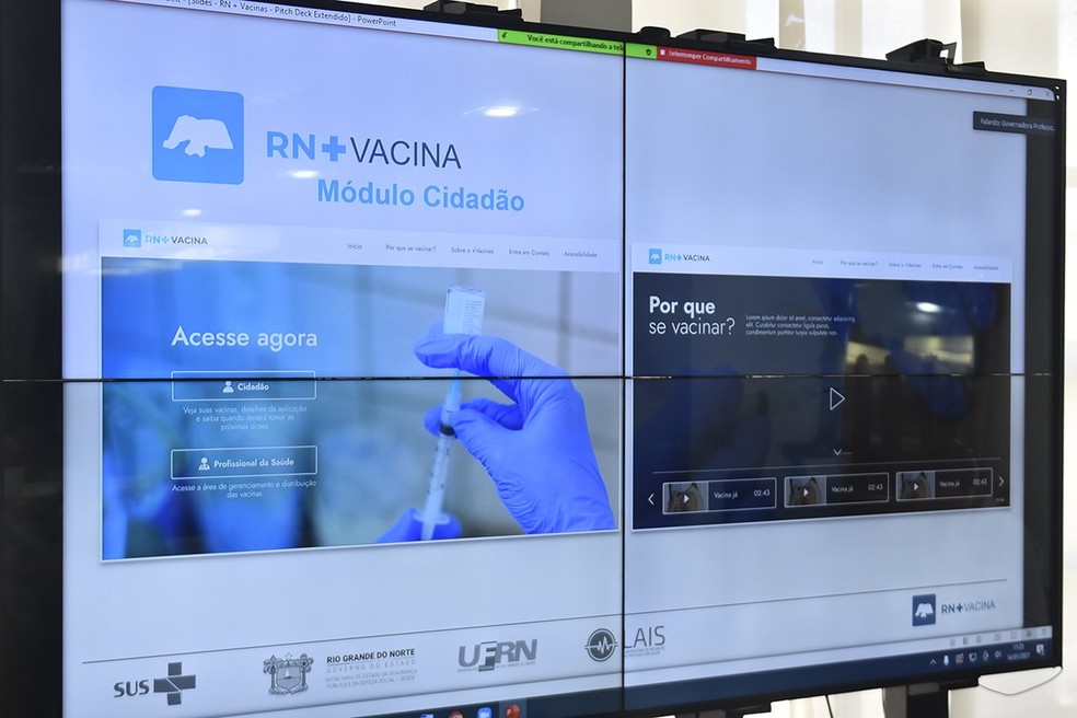Site para vacinação no RN congestiona; mais de 80 mil já se inscreveram